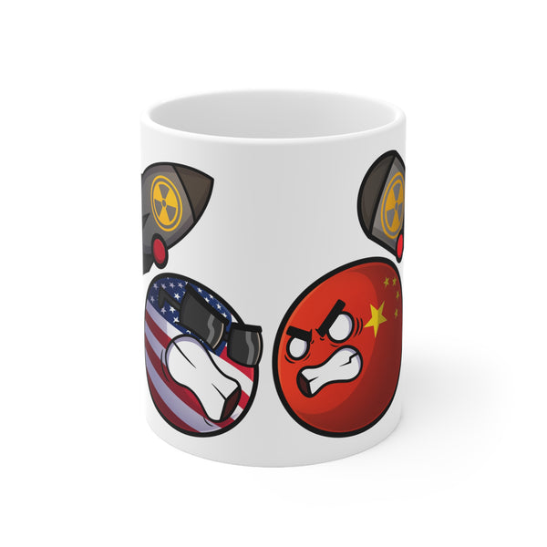 USA vs China Mug